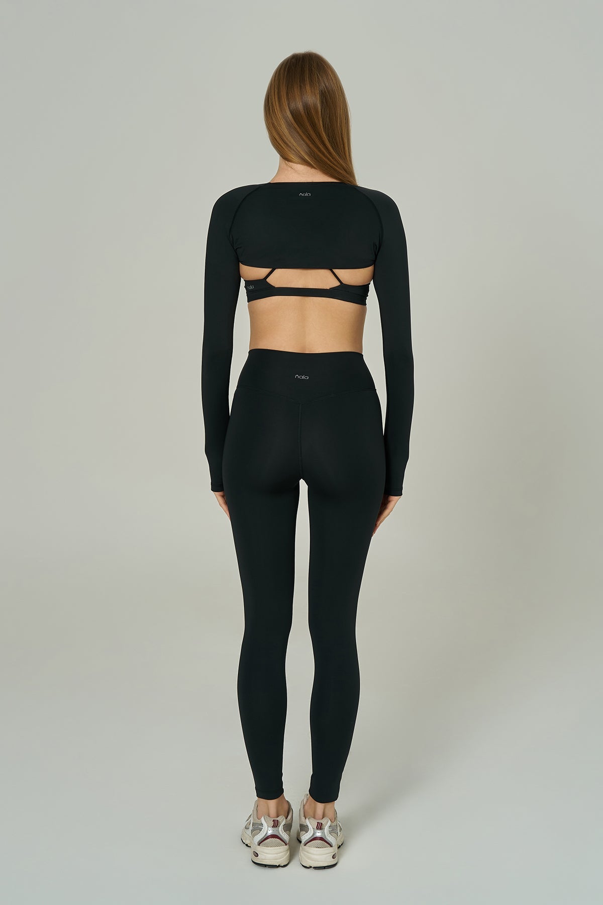 'In Your Arms' Soft Touch Layering Long Sleeve Shrug with Thumbholes | Black
