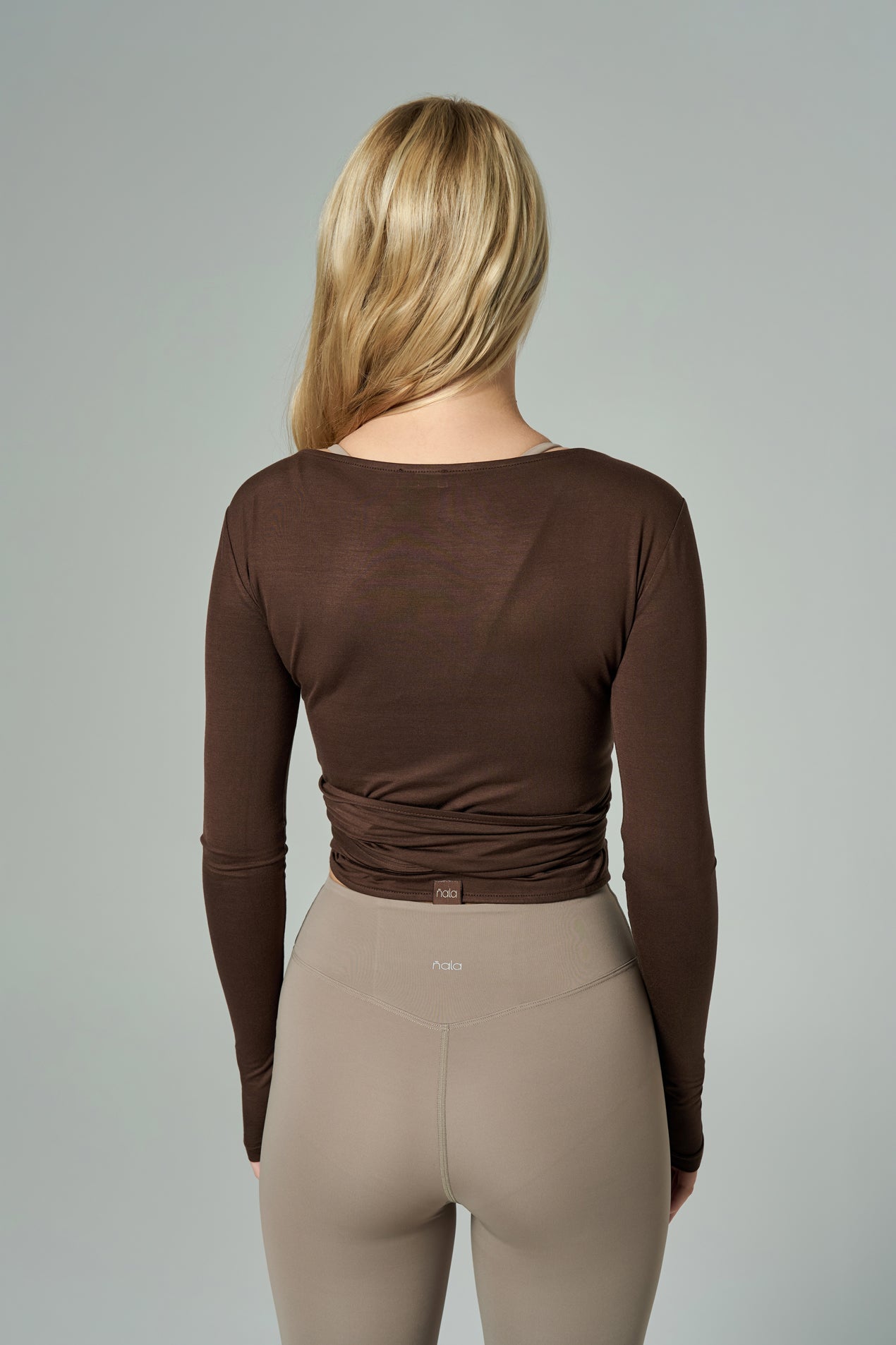 'Diana' Super Soft Modal Wrap Bolero | Brown
