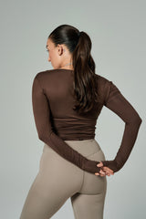 'Diana' Super Soft Modal Wrap Bolero | Brown