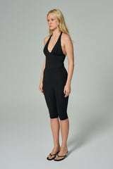 'Audrey' High Waist Capri | Black